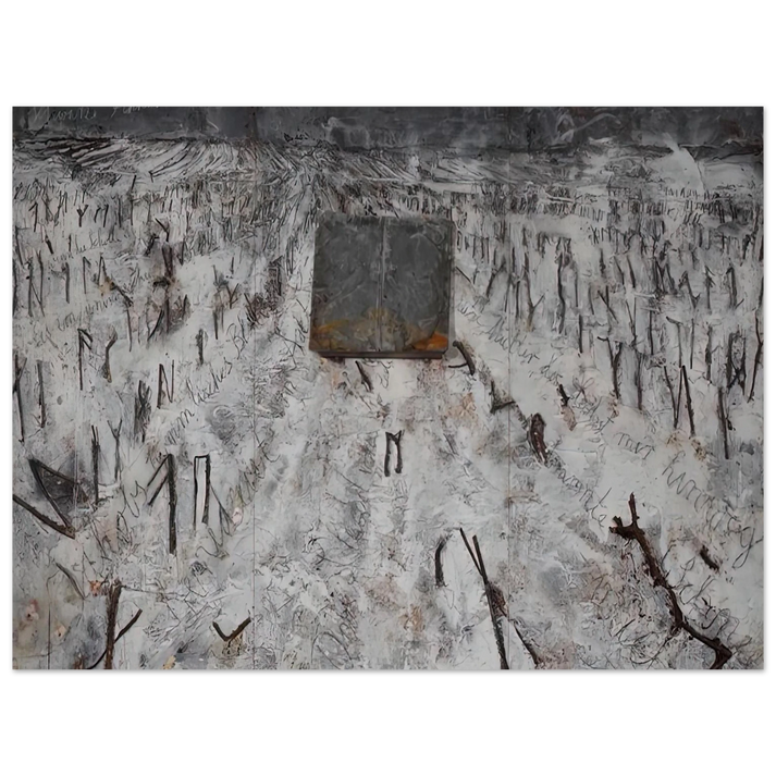 Anselm Kiefer - BLACK FLAKES 2006  75x100 cm / 30x40inches Fine Art Poster