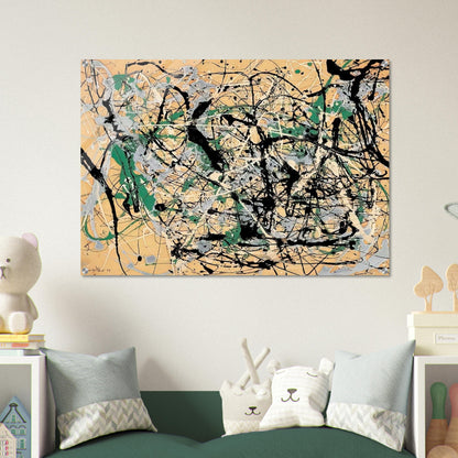 NUMBER 17 1949 - Jackson Pollock Acrylic Print - 70x100 cm / 28x40″ inches