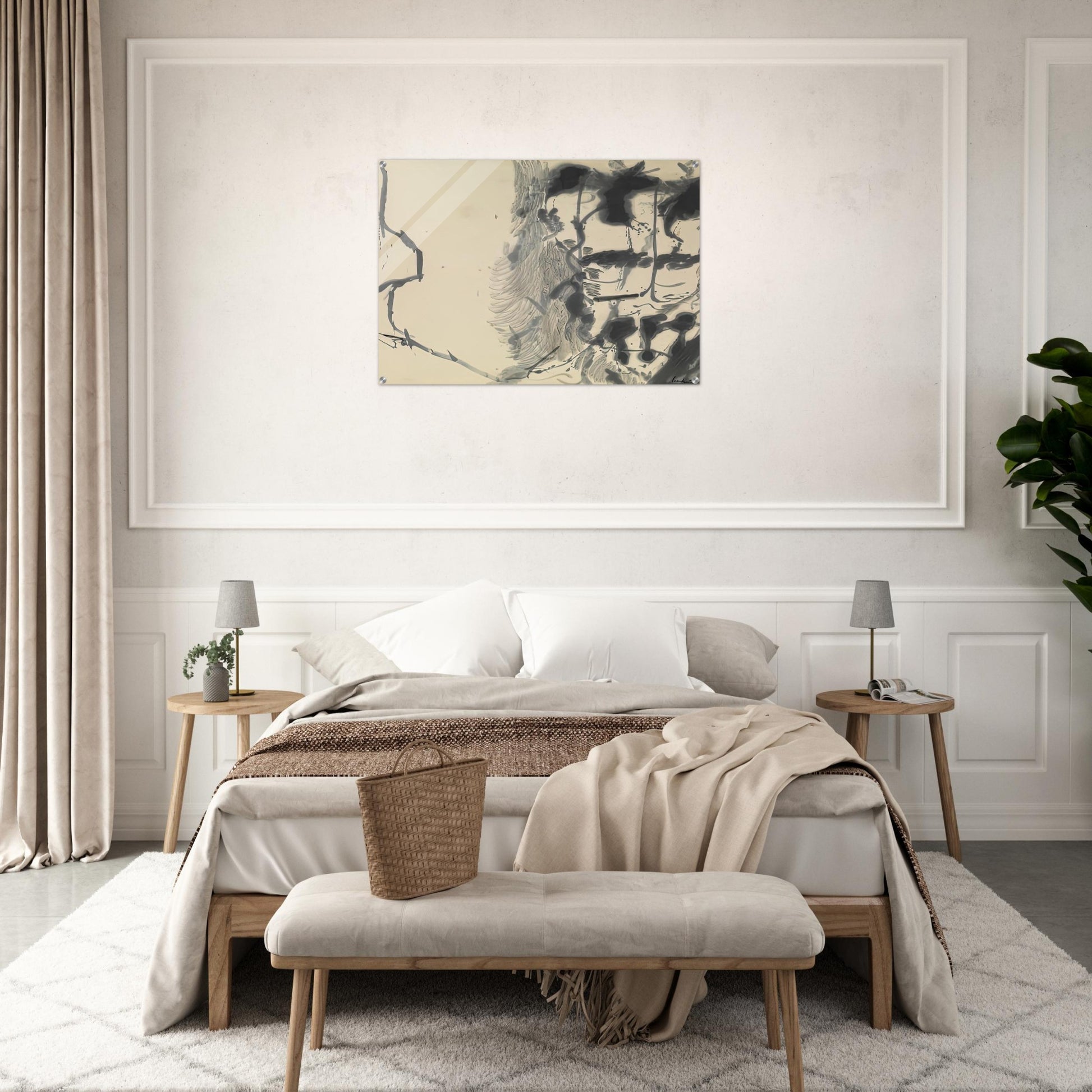 New York Bamboo, 1957- - Helen Frankenthaler Acrylic Print - 70x100 cm / 28x40″ inches