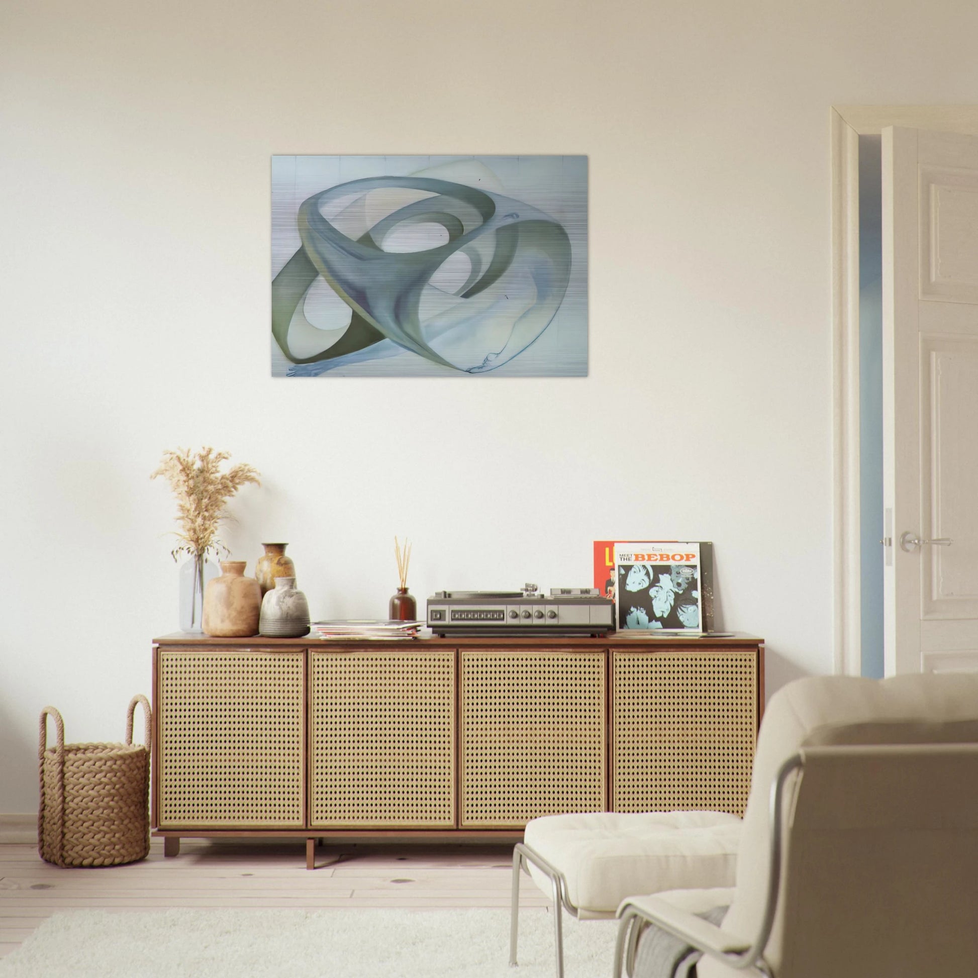 TOPOLOGICAL CONTORTION OF A FEMALE FIGURE - Salvador Dali Brushed Aluminum Print - 70x100 cm / 28x40 inches | Salvador Dali Aluminum Print | Salvador Dali Prints