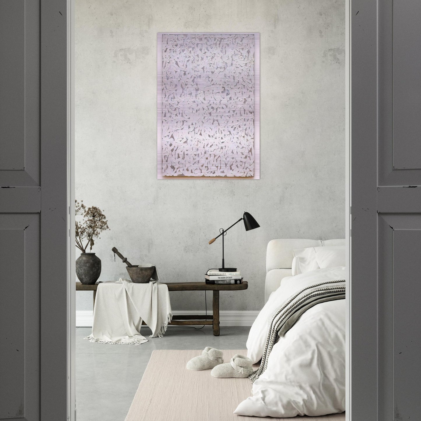Points - 1963 - Robert Ryman Brushed Aluminum Print - 70x100 cm / 28x40 inches | Robert Ryman Aluminum Print | Robert Ryman Prints