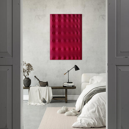 Superficie rossa - 2006 - Enrico Castellani Brushed Aluminum Print - 70x100 cm / 28x40 inches | Enrico Castellani Aluminum Print | Enrico Castellani Prints