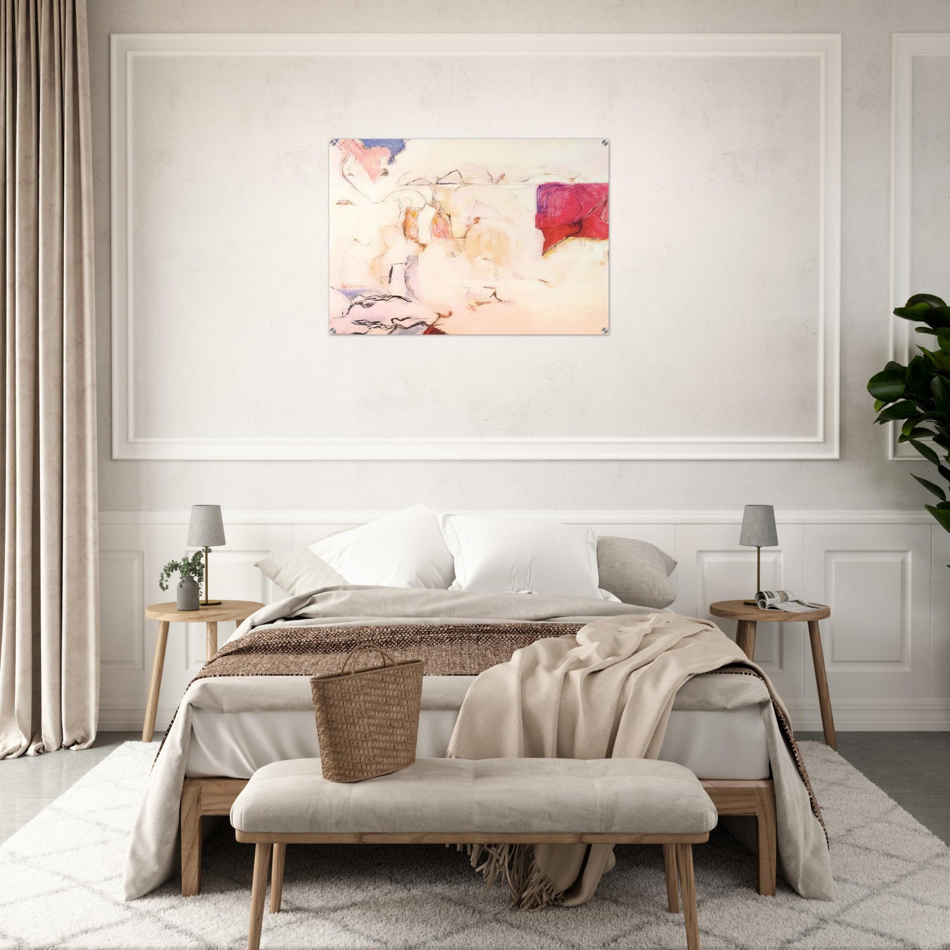 Untitled - Lyrical Abstraction - Menez Acrylic Print - 70x100 cm / 28x40″ inches | Menez Wall Art | Menez Prints