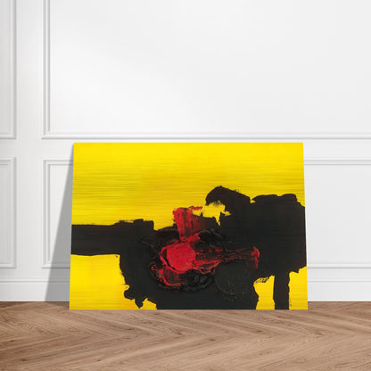 N MERO 363 1962 - Luis Feito Brushed Aluminum Print - 70x100 cm / 28x40 inches | Luis Feito Aluminum Print | Luis Feito Prints