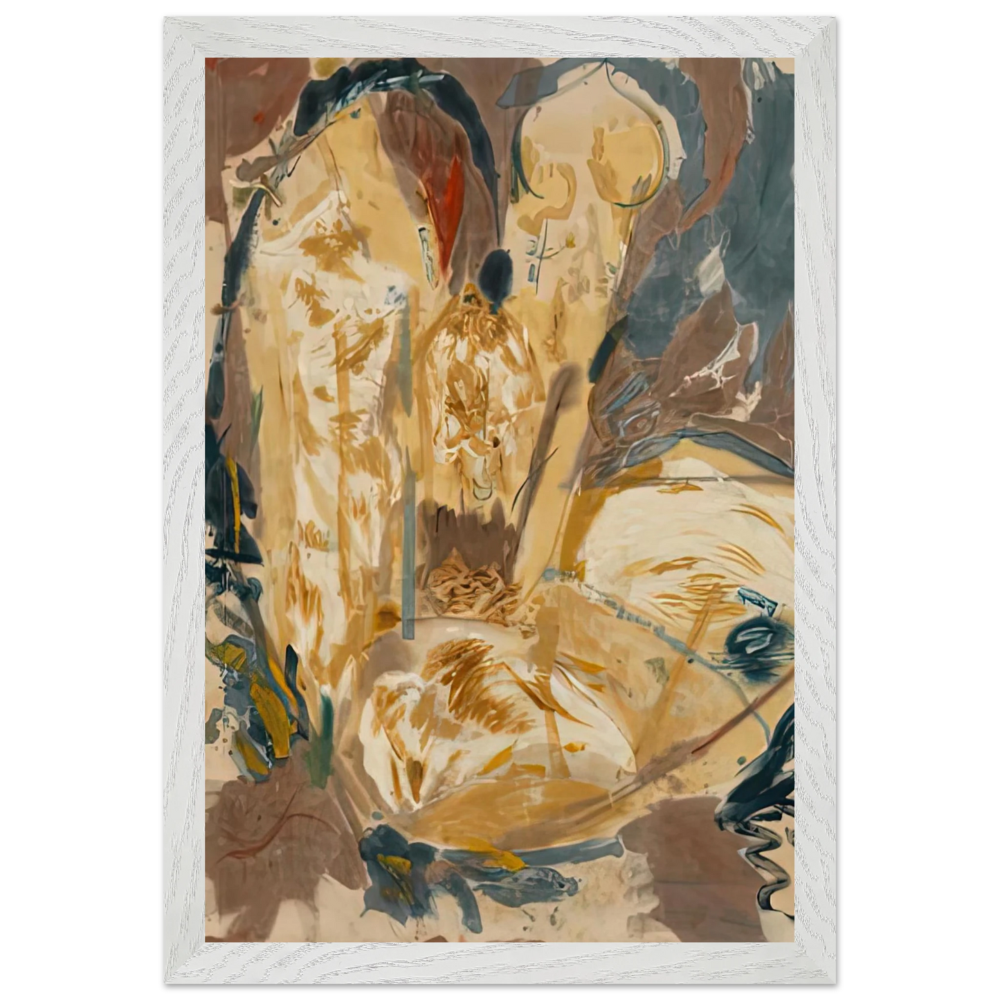 Helen Frankenthaler - Giralda, 1956- Wall Art - 28x40 inches / 70x70 cm - Canvas (Imperial)-canvas - -