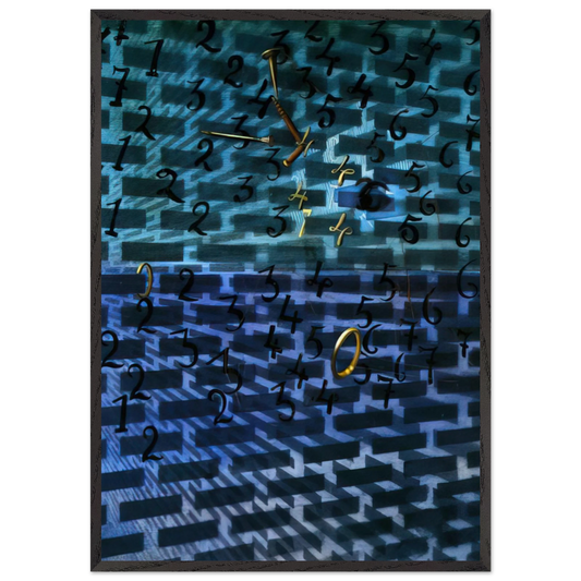 Untitled N31 - Salvador Dali 70x100 cm / 28x40 inches Framed Art Print – Black Wooden Frame