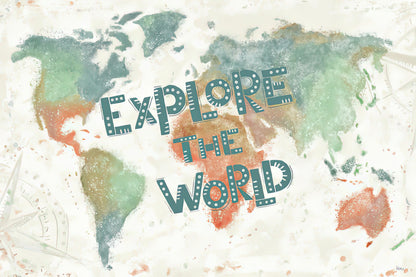 Explore The World Art Print | RedKalion