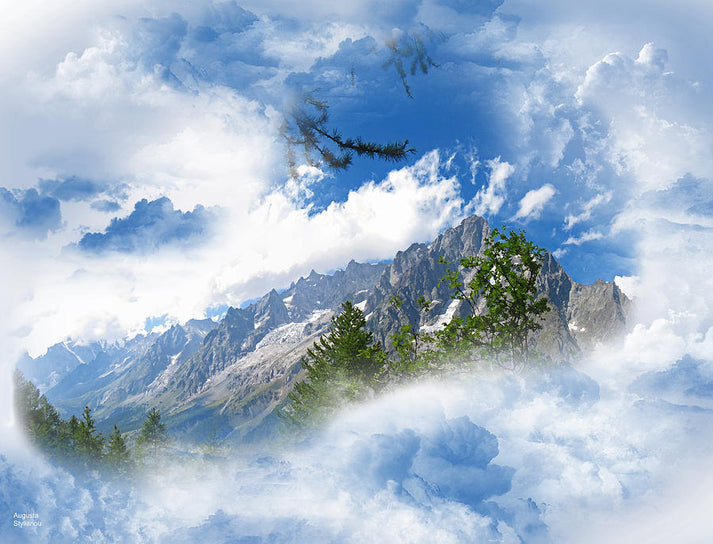 Heaven Mountain Fine Art Print | Museum-Quality Reproduction | RedKalion