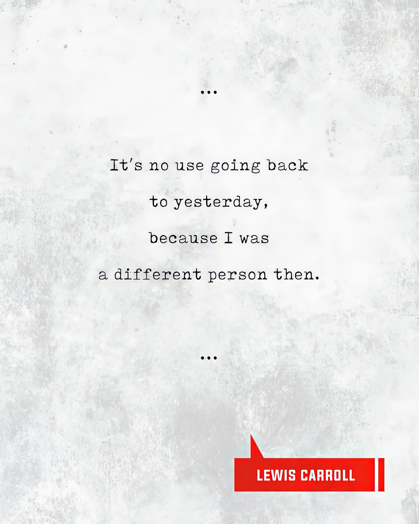 Lewis Carroll Quotes Art Print | Literary Fine Art Print | RedKalion
