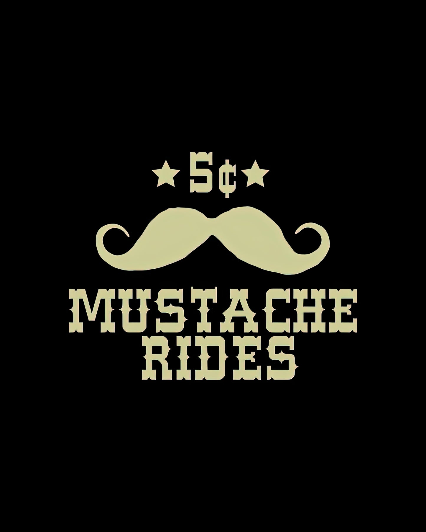 Mustache Rides Art Print | Sarcastic Fine Art Print | RedKalion