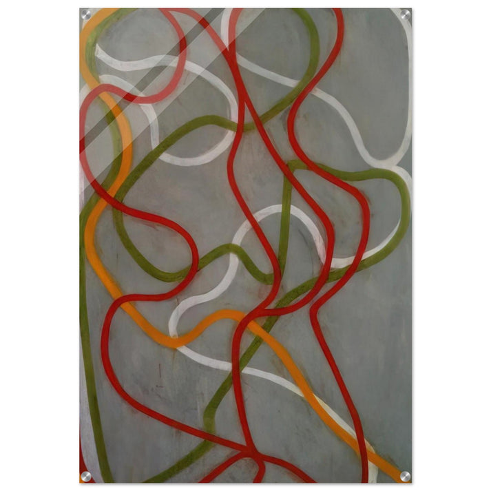 The Attended - 1999 - Brice Marden Acrylic Print - 70x100 cm / 28x40″ inches | Brice Marden Wall Art | Brice Marden Prints