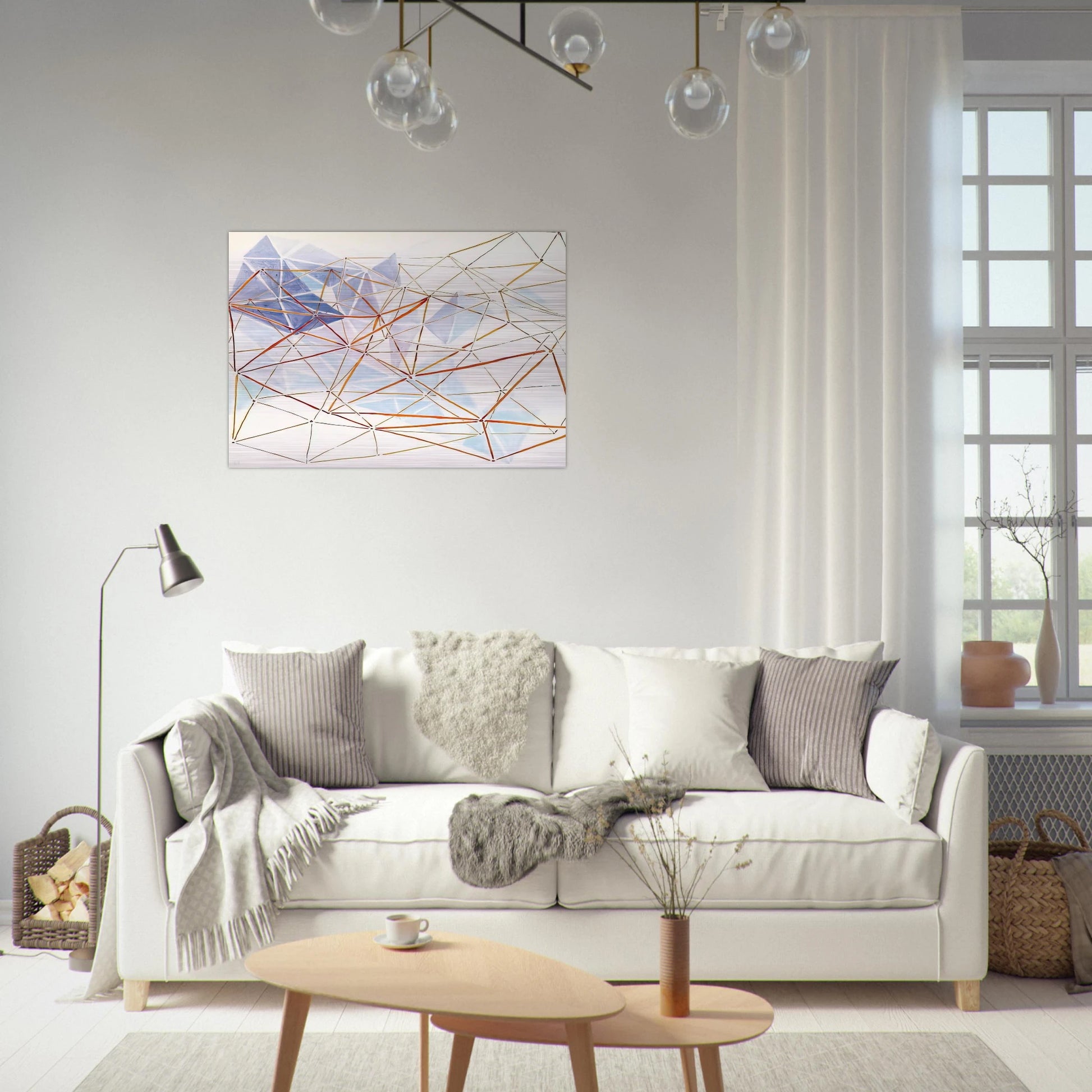 Untitled - 1980 - Gego Brushed Aluminum Print - 70x100 cm / 28x40 inches | Gego Aluminum Print | Gego Prints