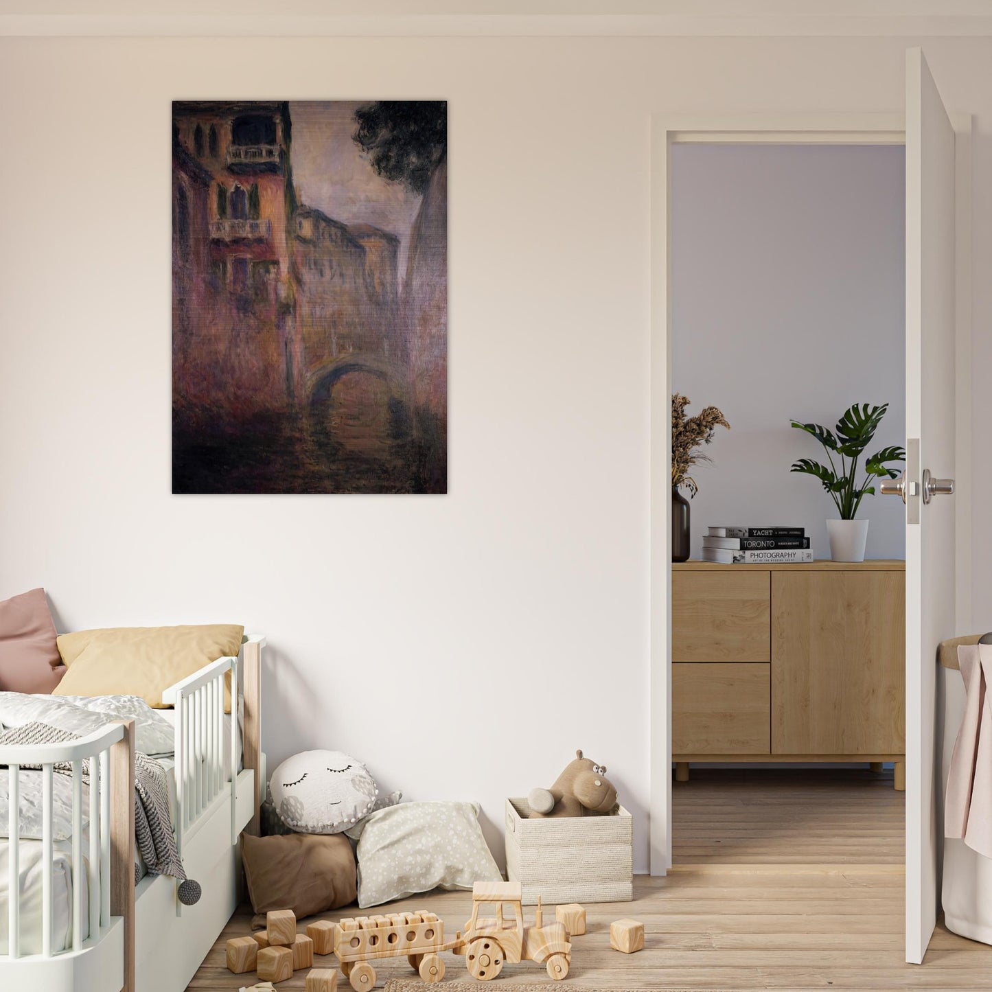 Rio della Salute 02 - claude monet Brushed Aluminum Print - 70x100 cm / 28x40 inches | claude monet Aluminum Print | claude monet Prints