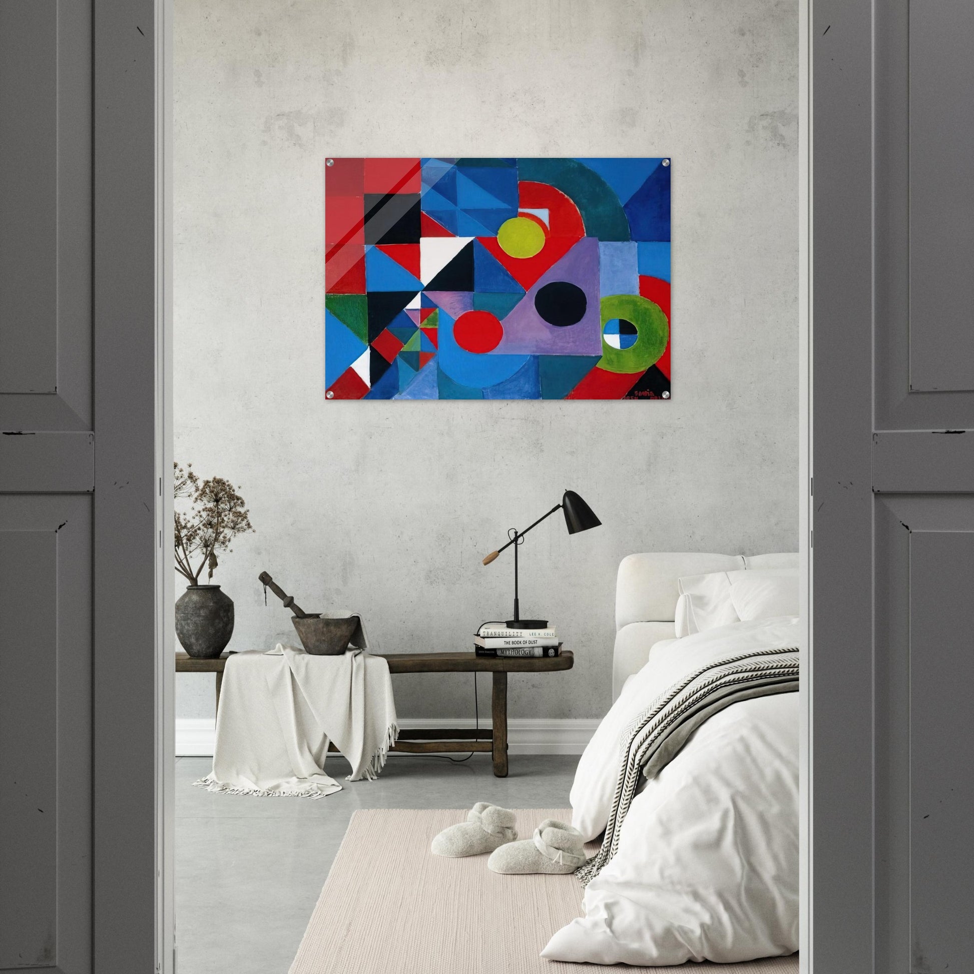 RHYTHM COLOUR - Sonia Delaunay Acrylic Print - 70x100 cm / 28x40″ inches