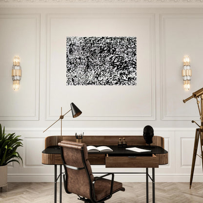 UNTITLED 1978 2 - Keith Haring Brushed Aluminum Print - 70x100 cm / 28x40 inches | Keith Haring Aluminum Print | Keith Haring Prints