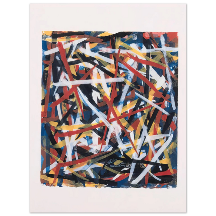 Sol LeWitt - Brushstrokes  75x100 cm / 30x40inches Fine Art Poster