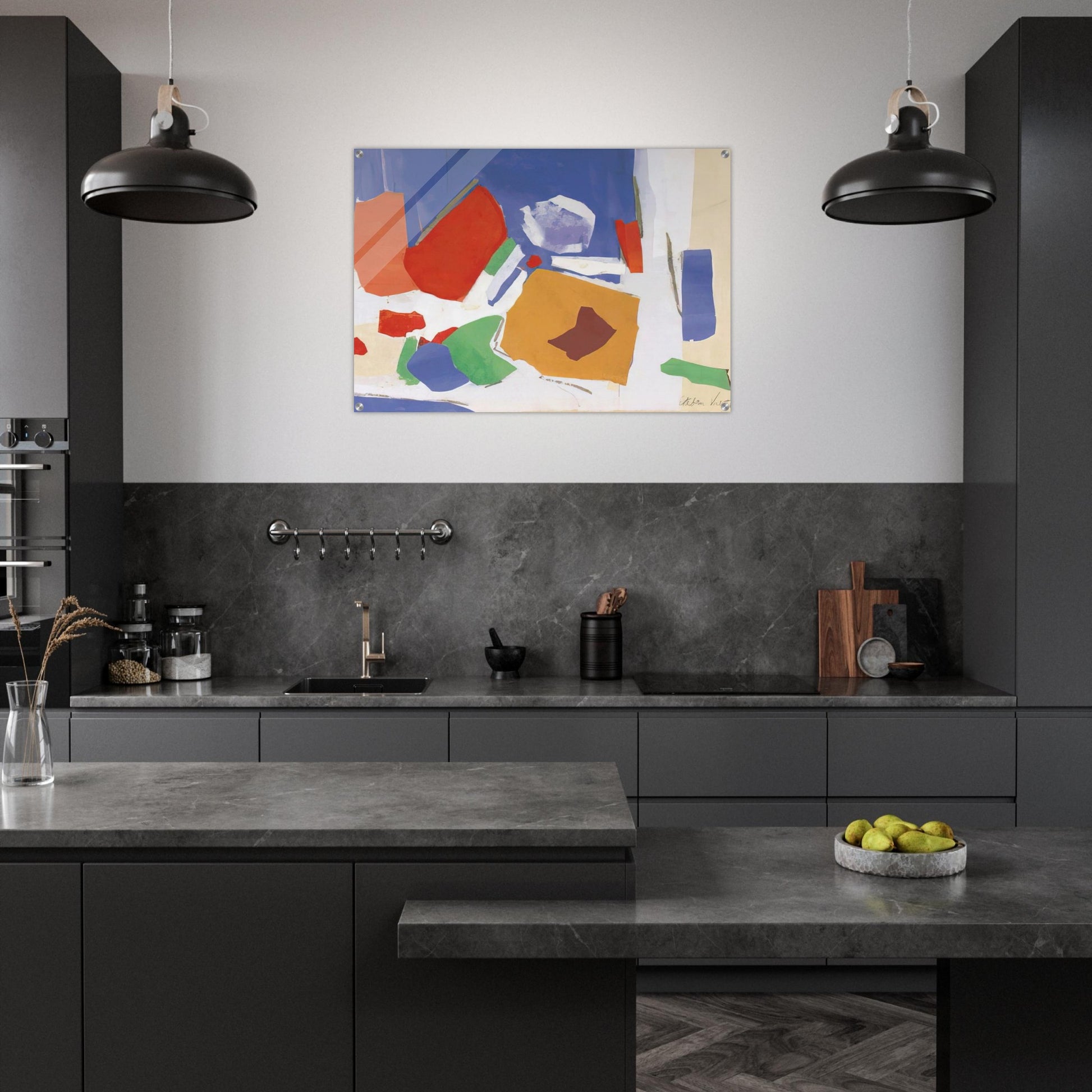 UNTITLED 1988 - Esteban Vicente Acrylic Print - 70x100 cm / 28x40″ inches