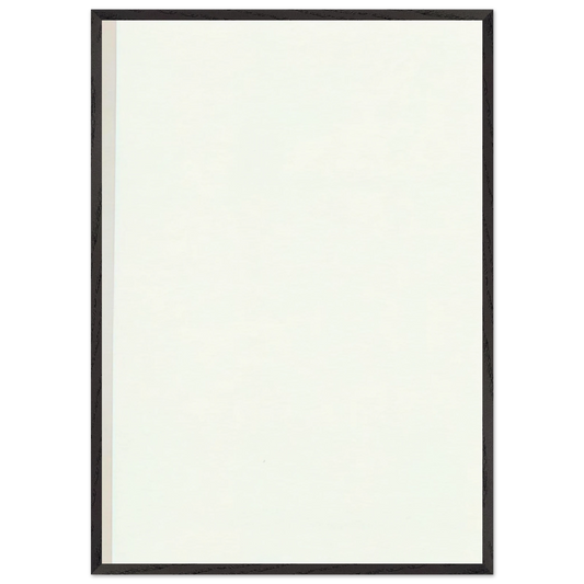 The Station of the Cross - Fourteenth Station - Barnett Newman 70x100 cm / 28x40 inches Framed Art Print – Black Wooden Frame
