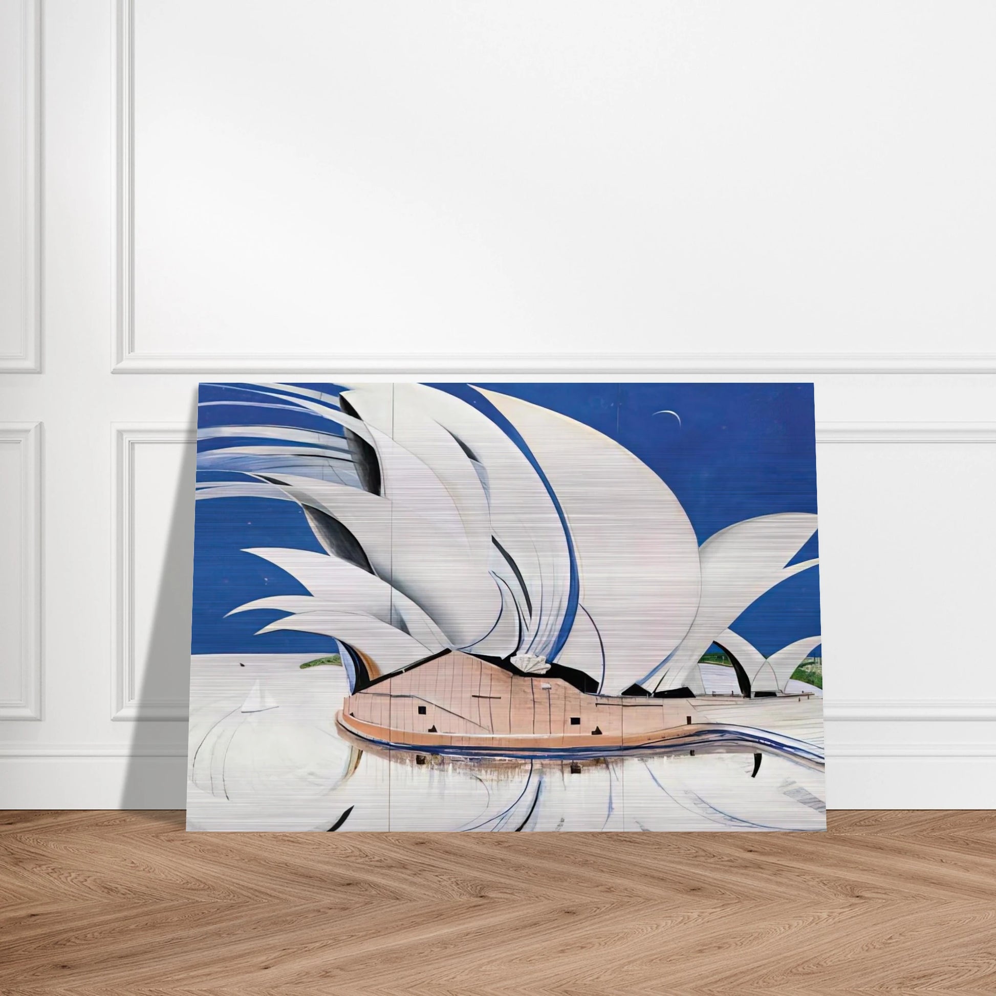 Opera House - 1982 - Brett Whiteley Brushed Aluminum Print - 70x100 cm / 28x40 inches | Brett Whiteley Aluminum Print | Brett Whiteley Prints
