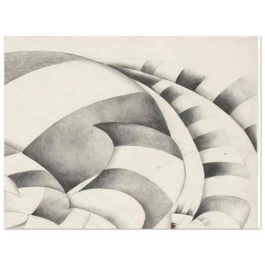 Lee Bontecou - UNTITLED 1967  75x100 cm / 30x40inches Fine Art Poster