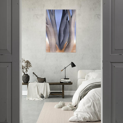 Dark Tree Trunks - Georgia O'Keeffe Brushed Aluminum Print - 70x100 cm / 28x40 inches | Georgia O'Keeffe Aluminum Print | Georgia O'Keeffe Prints