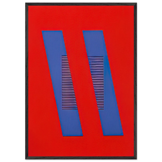 Book - 1958 - Dieter Roth 70x100 cm / 28x40 inches Framed Art Print – Black Wooden Frame
