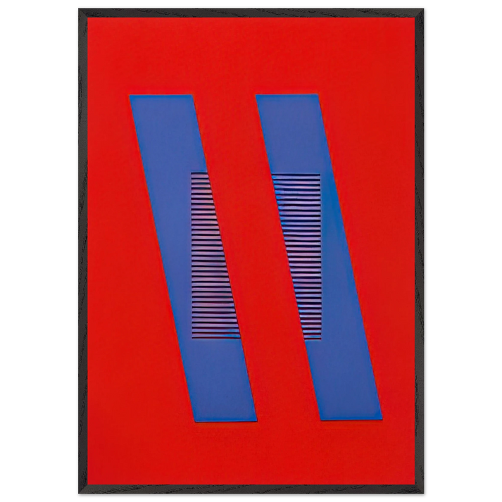 Book - 1958 - Dieter Roth 70x100 cm / 28x40 inches Framed Art Print – Black Wooden Frame