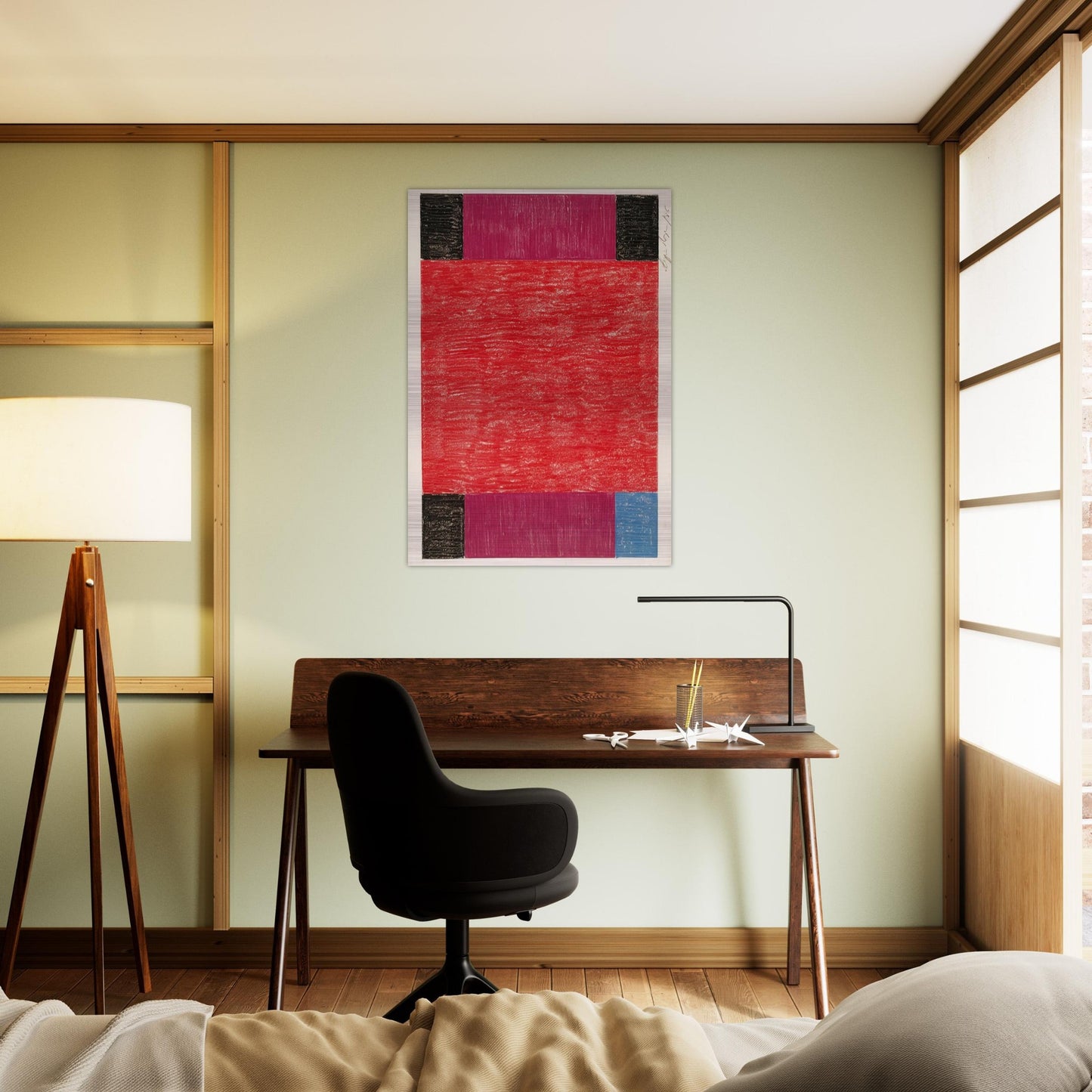Drawing - 1985 - Lygia Pape Brushed Aluminum Print - 70x100 cm / 28x40 inches | Lygia Pape Aluminum Print | Lygia Pape Prints