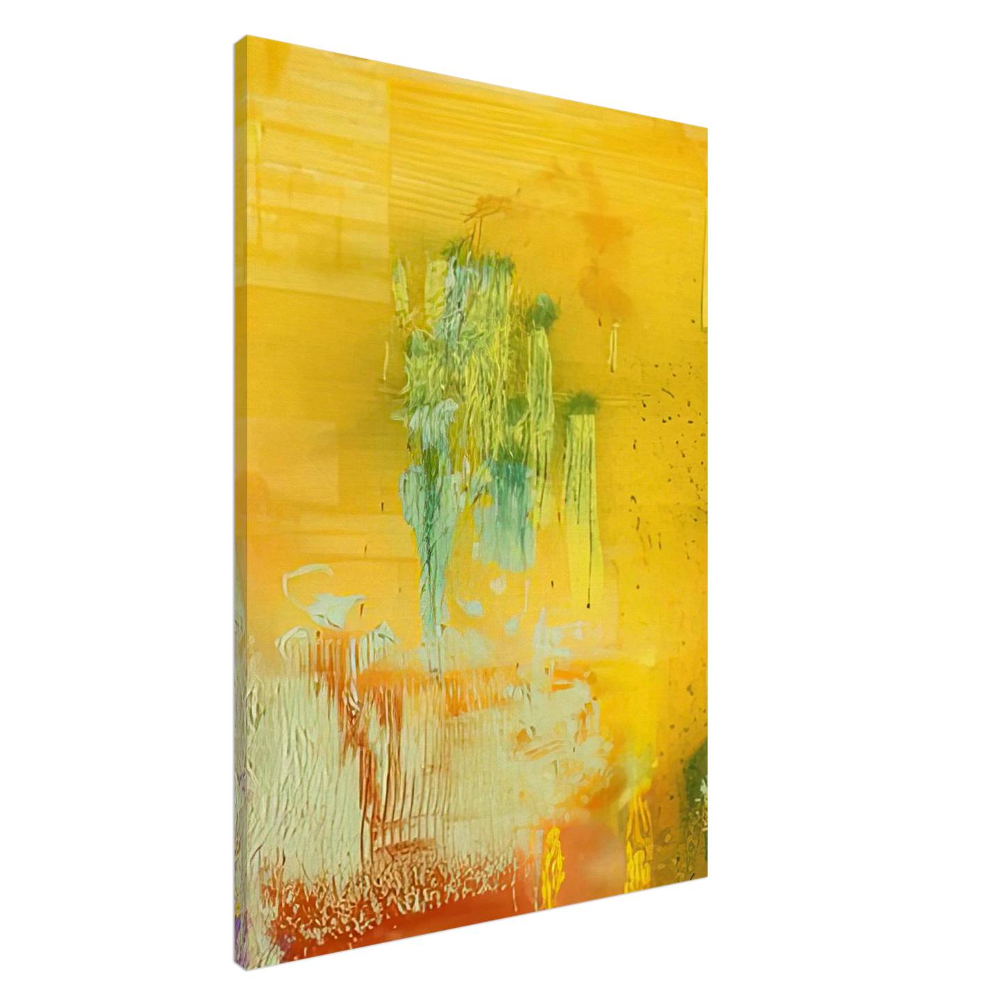 Helen Frankenthaler - Aspens, 1991- Wall Art - 30x40 cm / 12x16 inches - Premium Wooden Framed Poster With Fine Art Paper-canvas - White frame