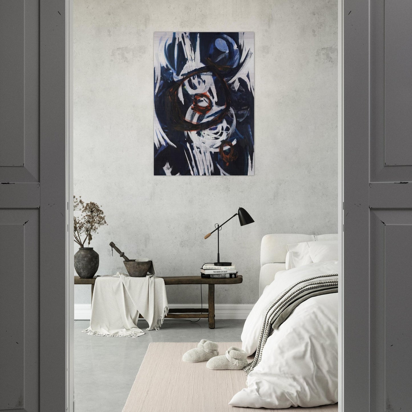 Crescendo - 1963 - Ernst Wilhelm Nay Brushed Aluminum Print - 70x100 cm / 28x40 inches | Ernst Wilhelm Nay Aluminum Print | Ernst Wilhelm Nay Prints