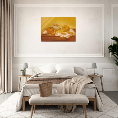ORANGES - Fernando Botero Acrylic Print - 70x100 cm / 28x40″ inches