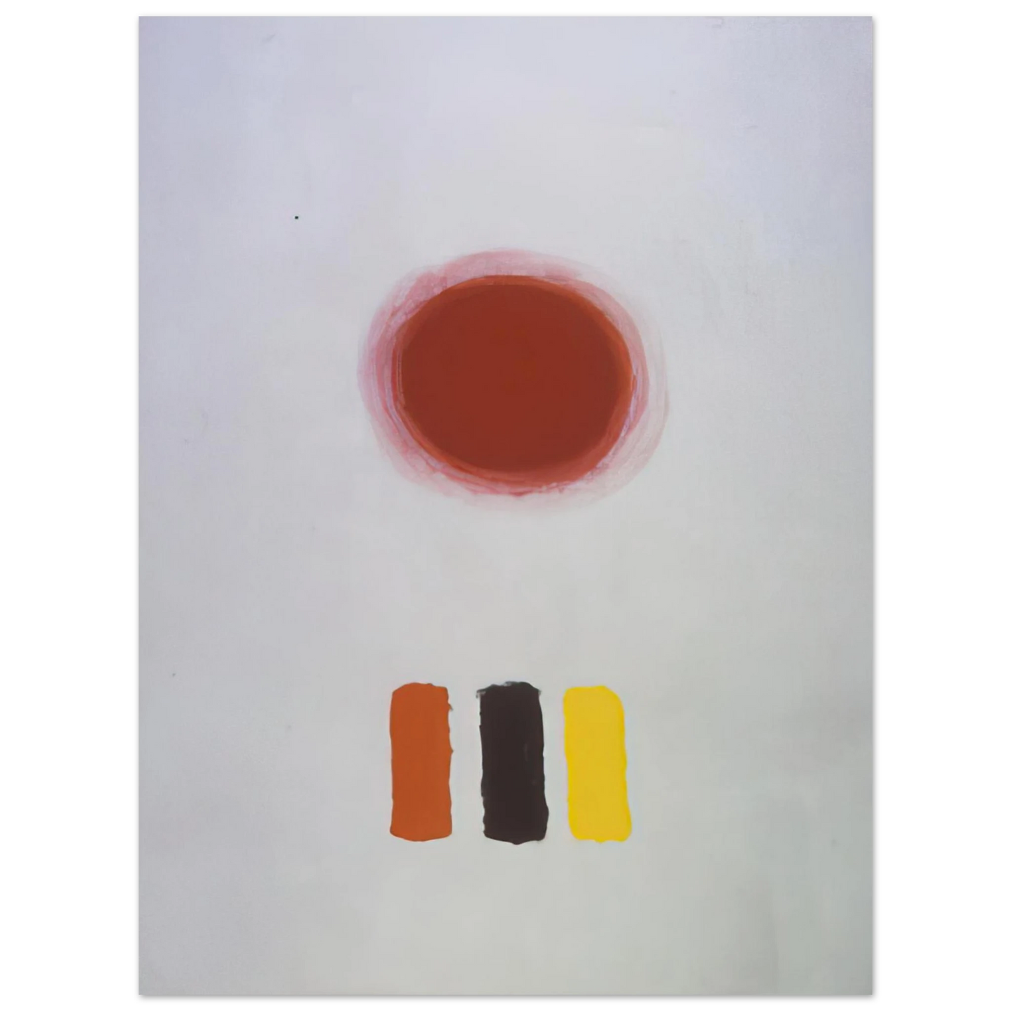 Adolph Gottlieb - Icon - 1964  75x100 cm / 30x40inches Fine Art Poster