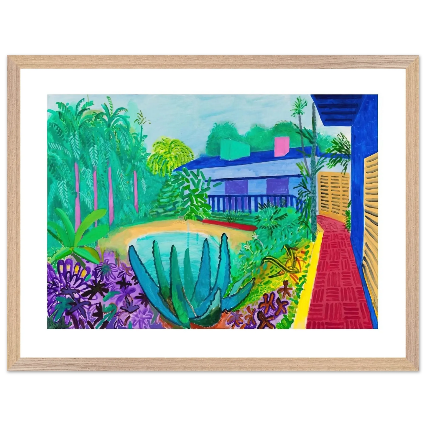 David Hockney - David Hockney Wall art - 50x70 cm / 20x28 Inches - Fine Art Poster - -