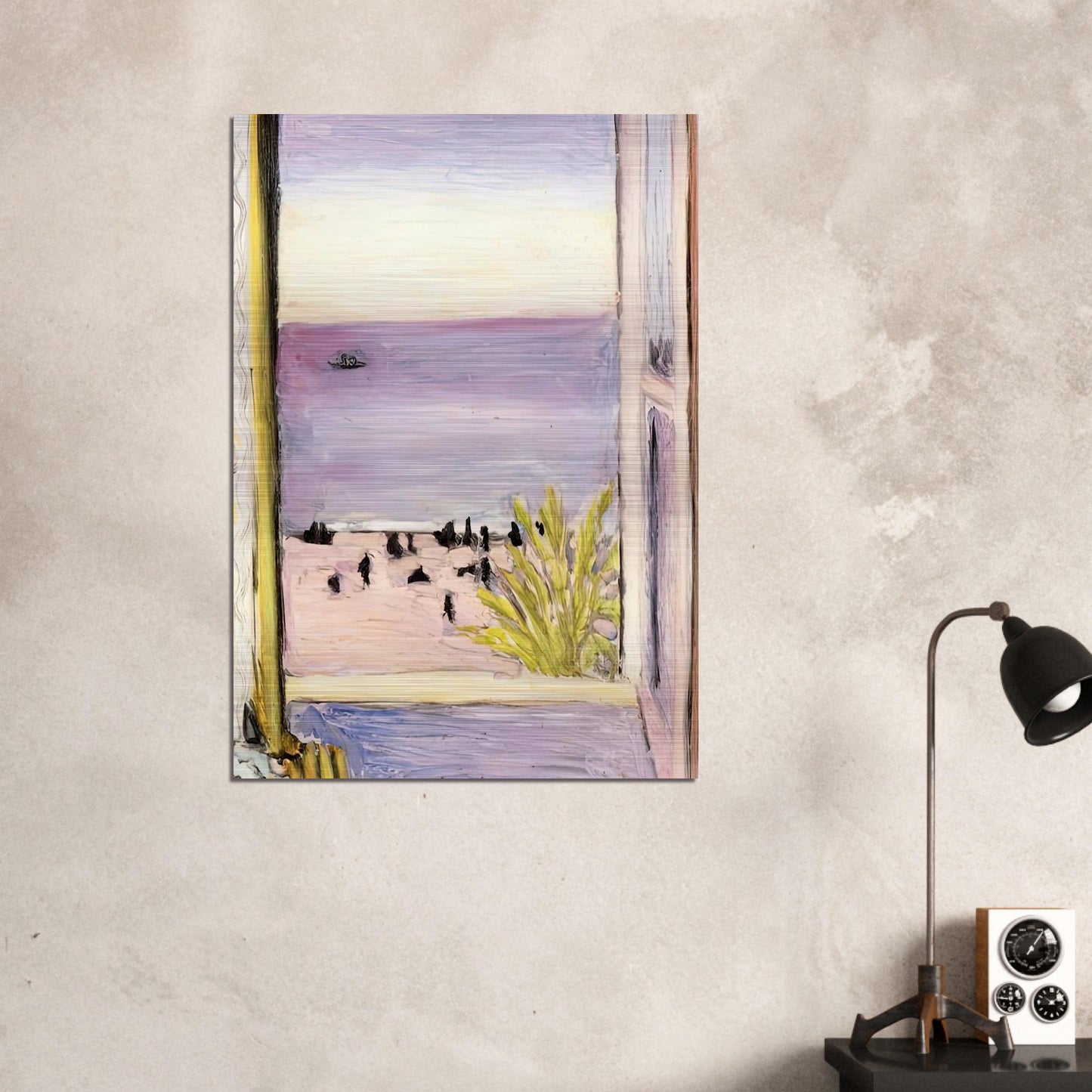 THE OPEN WINDOW 1921 - Henri Matisse Brushed Aluminum Print - 70x100 cm / 28x40 inches | Henri Matisse Aluminum Print | Henri Matisse Prints