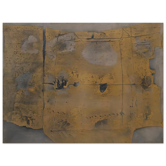 Antoni Tapies - GREAT PAINTING 1958  75x100 cm / 30x40inches Fine Art Poster