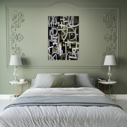Number 2 - 1950 - Bradley Walker Tomlin Brushed Aluminum Print - 70x100 cm / 28x40 inches | Bradley Walker Tomlin Aluminum Print | Bradley Walker Tomlin Prints