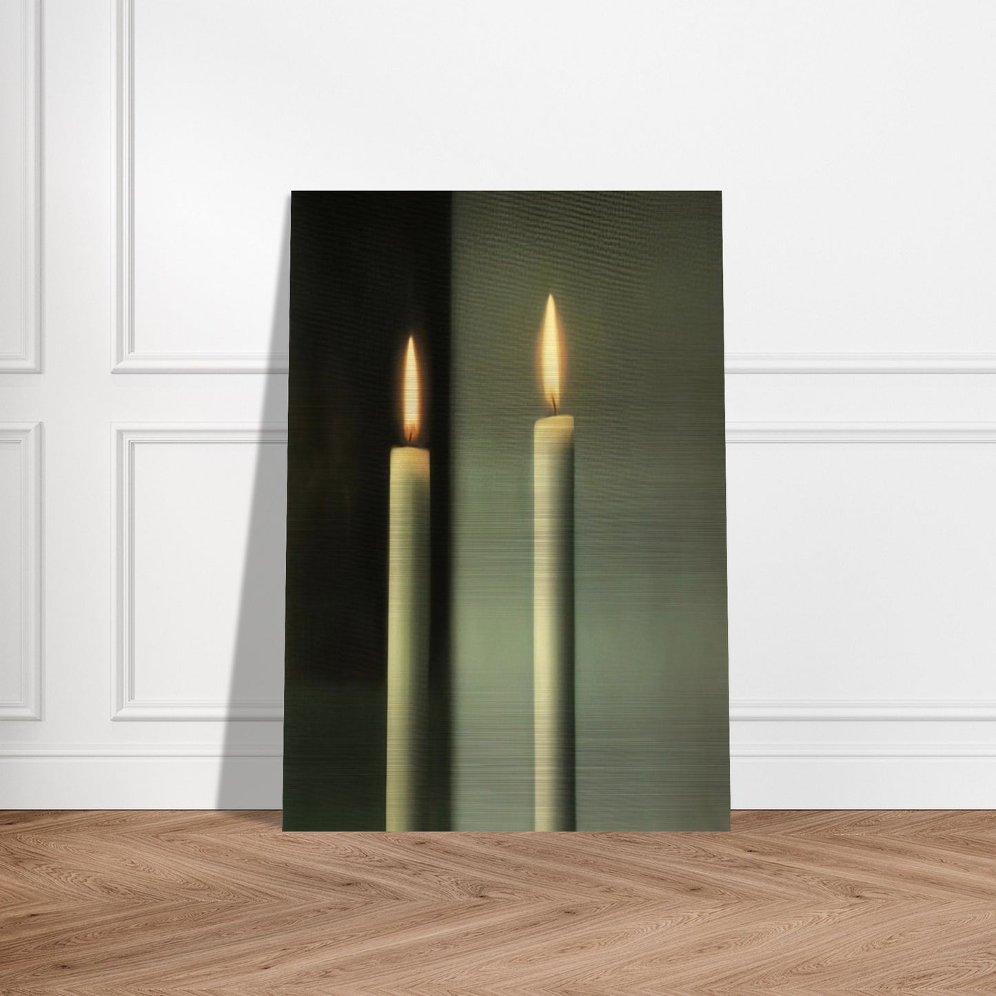 CANDLES - Gerhard Richter Brushed Aluminum Print - 70x100 cm / 28x40 inches | Gerhard Richter Aluminum Print | Gerhard Richter Prints