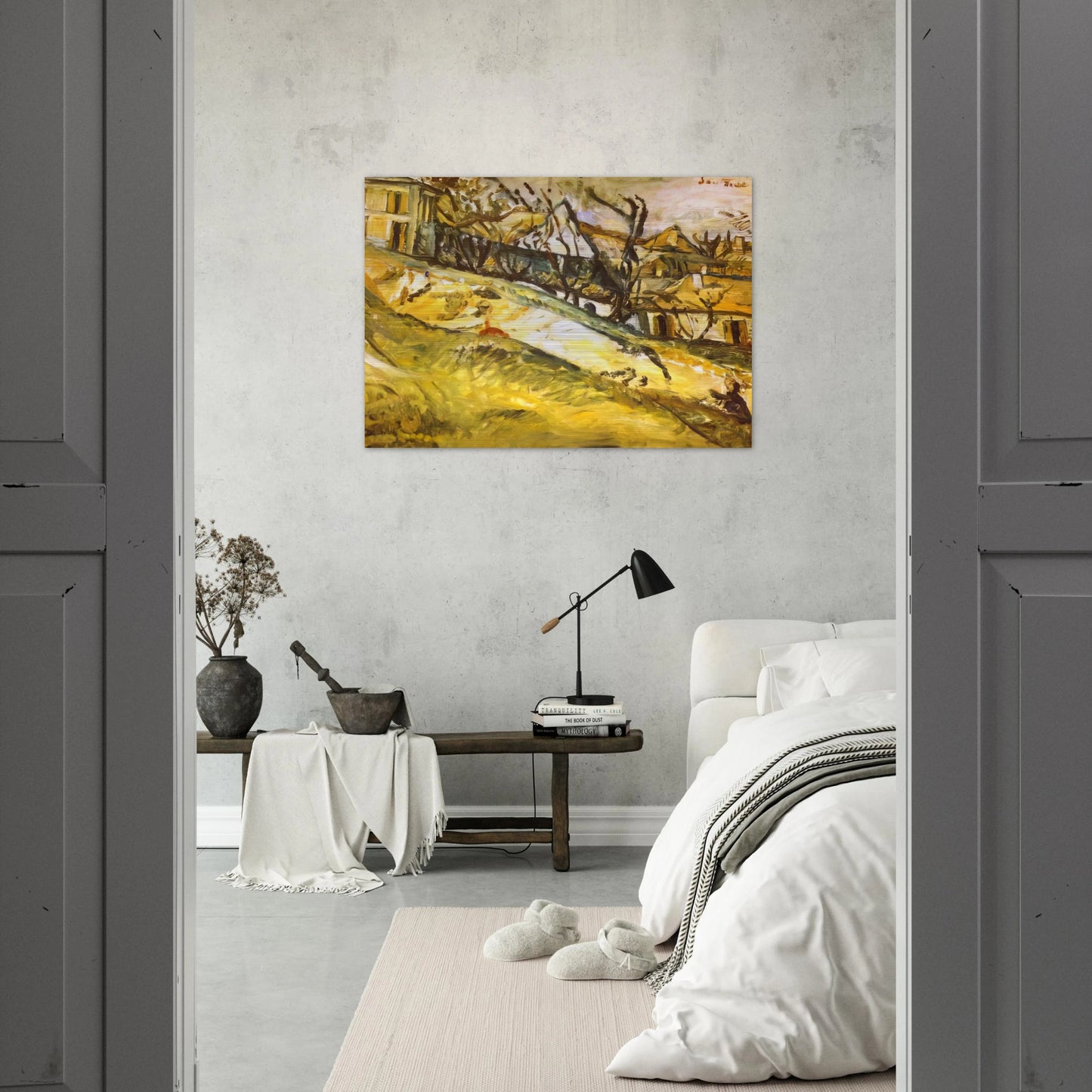 LANDSCAPE 1 - Chaim Soutine Brushed Aluminum Print - 70x100 cm / 28x40 inches | Chaim Soutine Aluminum Print | Chaim Soutine Prints