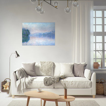The Siene near Vernon - claude monet Brushed Aluminum Print - 70x100 cm / 28x40 inches | claude monet Aluminum Print | claude monet Prints