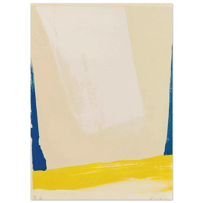 Helen Frankenthaler - White Portal - 1967 Wall art - 15x20 cm / 6x8 inches - Fine Art Poster-canvas - -
