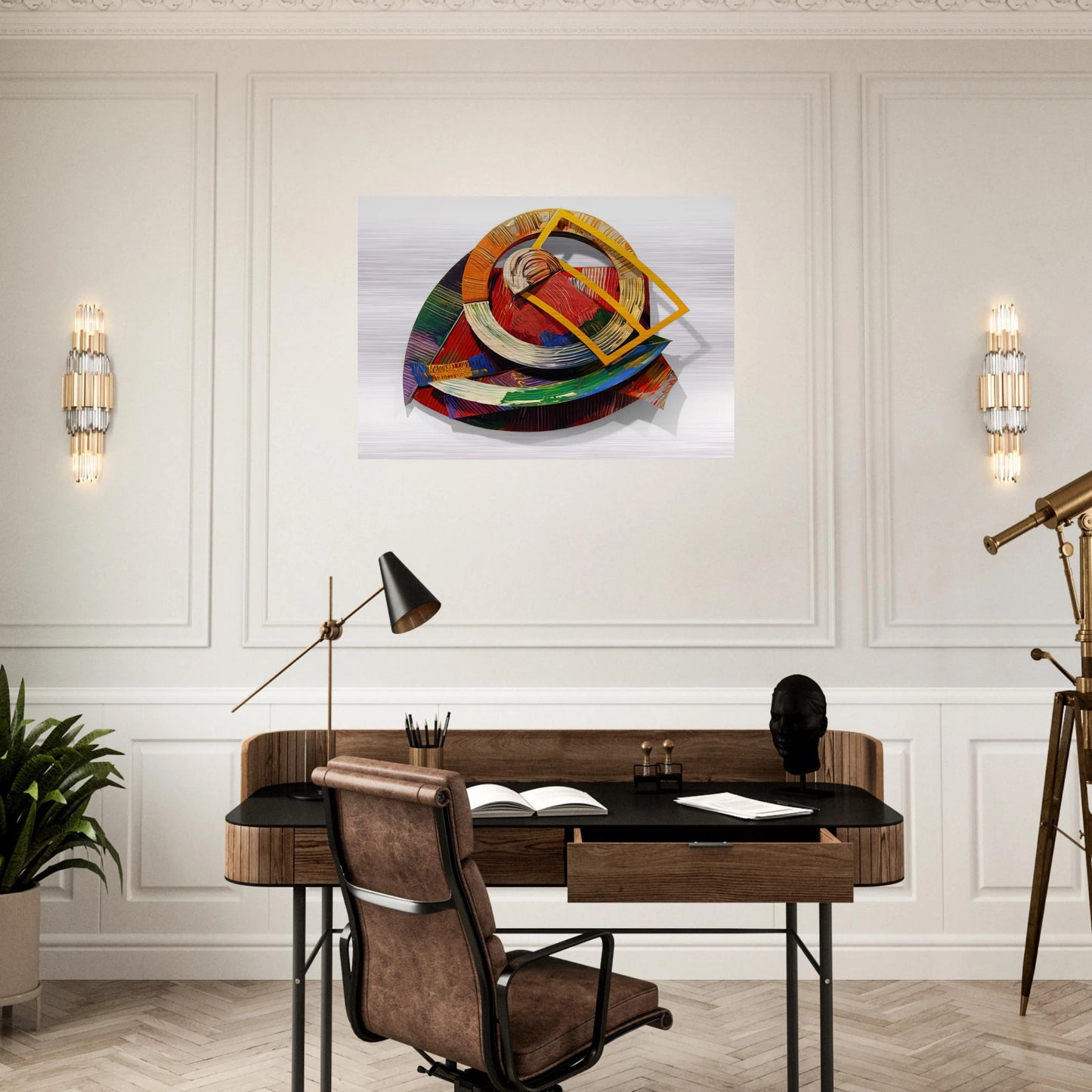 Chehaw - Sam Gilliam Brushed Aluminum Print - 70x100 cm / 28x40 inches | Sam Gilliam Aluminum Print | Sam Gilliam Prints