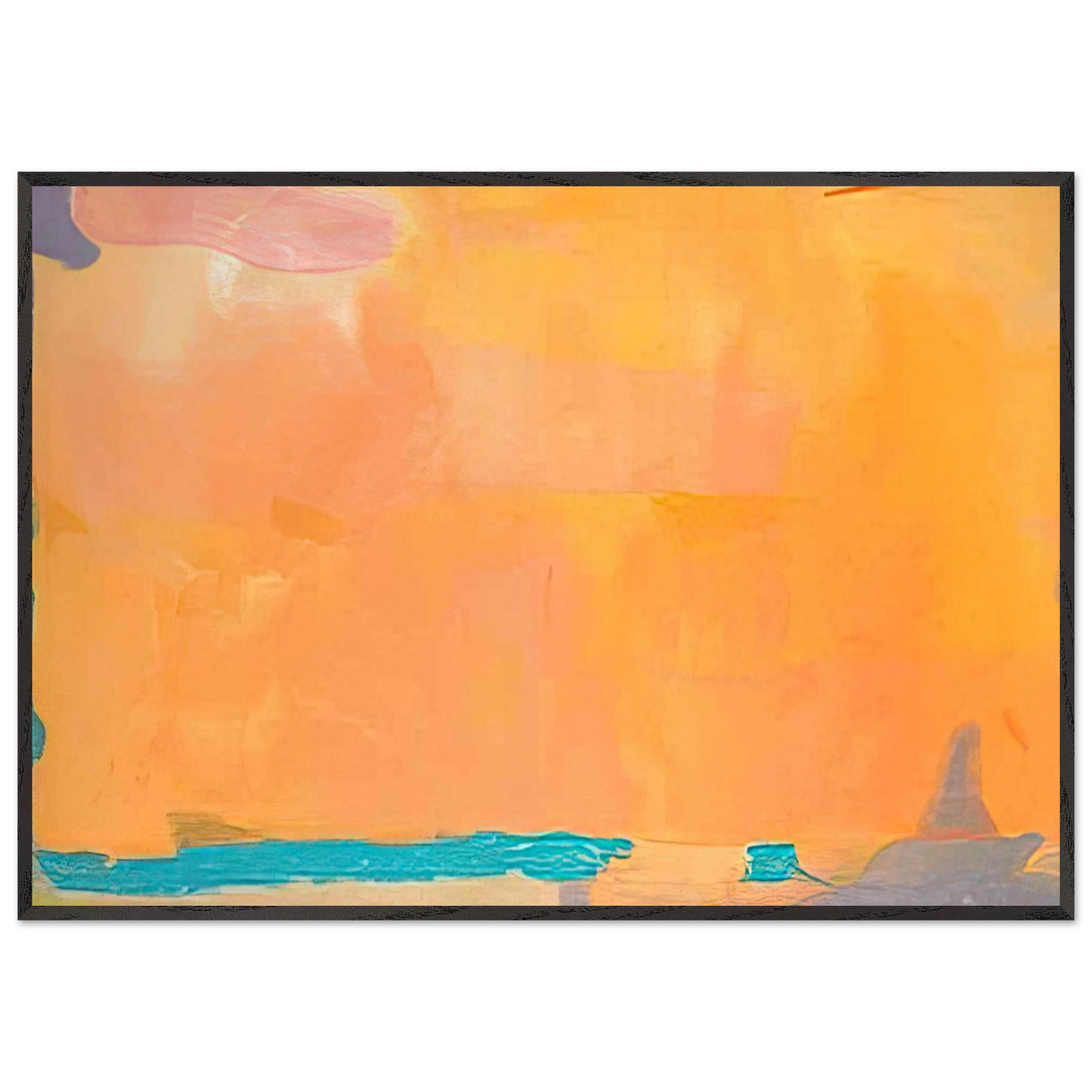 Helen Frankenthaler - Royal Fireworks - 1975 Wall art - 20x25 cm / 8x10 inches - Fine Art Poster-canvas - -