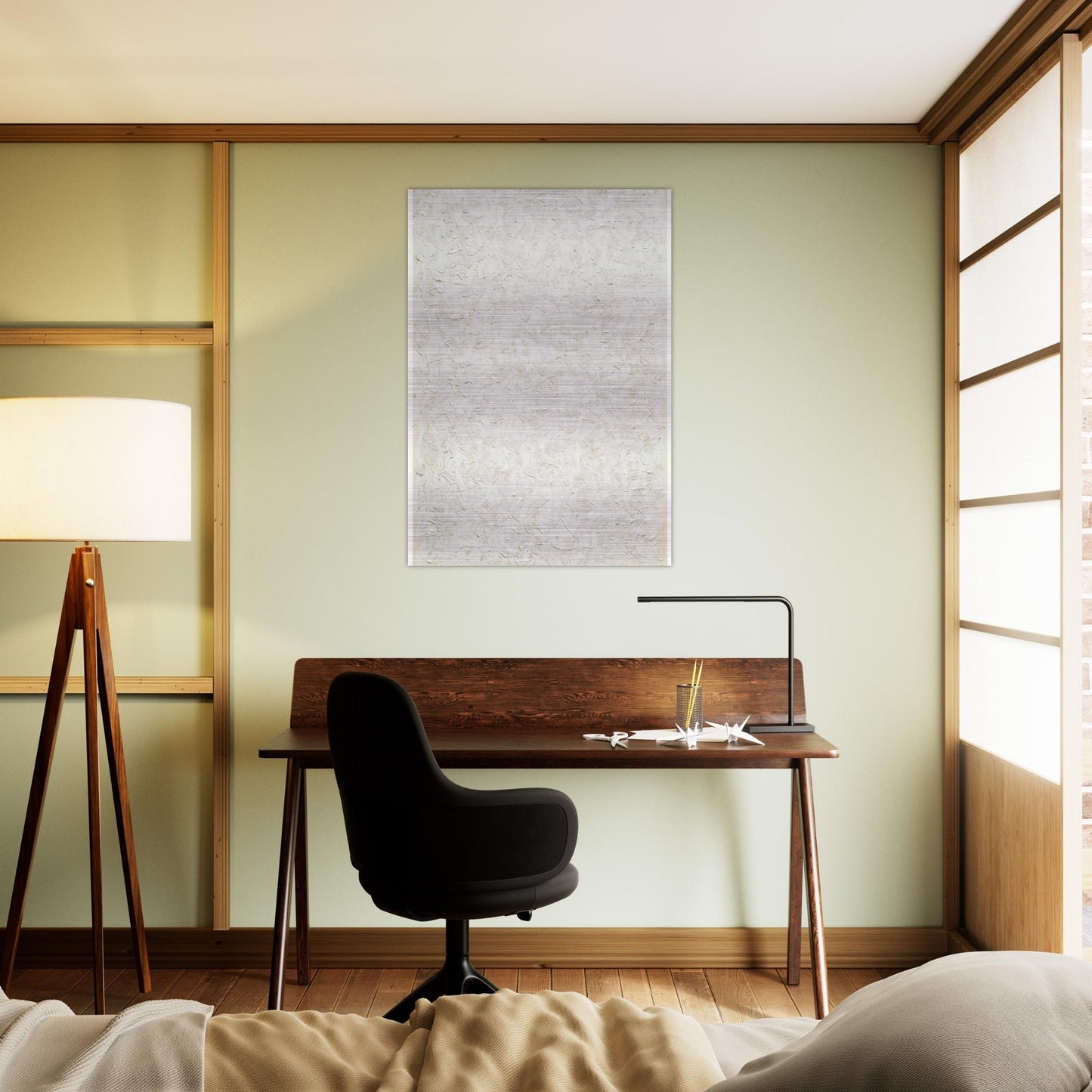 Rule - Robert Ryman Brushed Aluminum Print - 70x100 cm / 28x40 inches | Robert Ryman Aluminum Print | Robert Ryman Prints