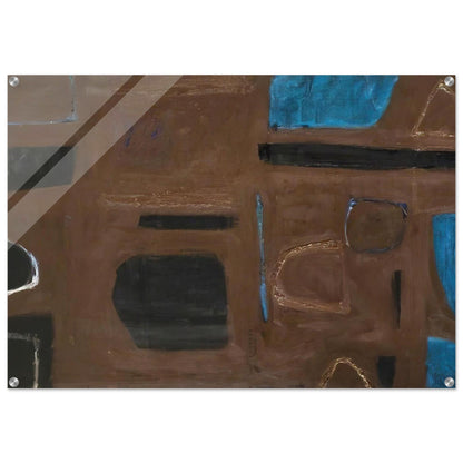 Brown and Black - 1960 - William Scott Acrylic Print - 70x100 cm / 28x40″ inches
