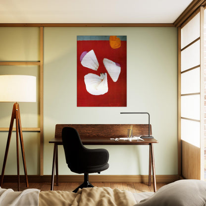 Shells and Flowers - Max Ernst Brushed Aluminum Print - 70x100 cm / 28x40 inches | Max Ernst Aluminum Print | Max Ernst Prints