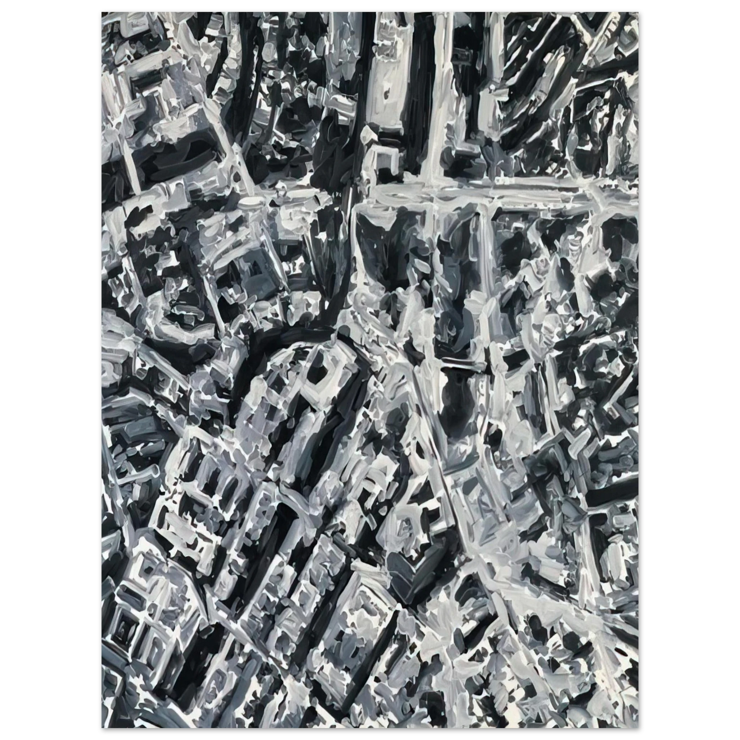 Gerhard Richter - TOWNSCAPE PL 1970 1  75x100 cm / 30x40inches Fine Art Poster