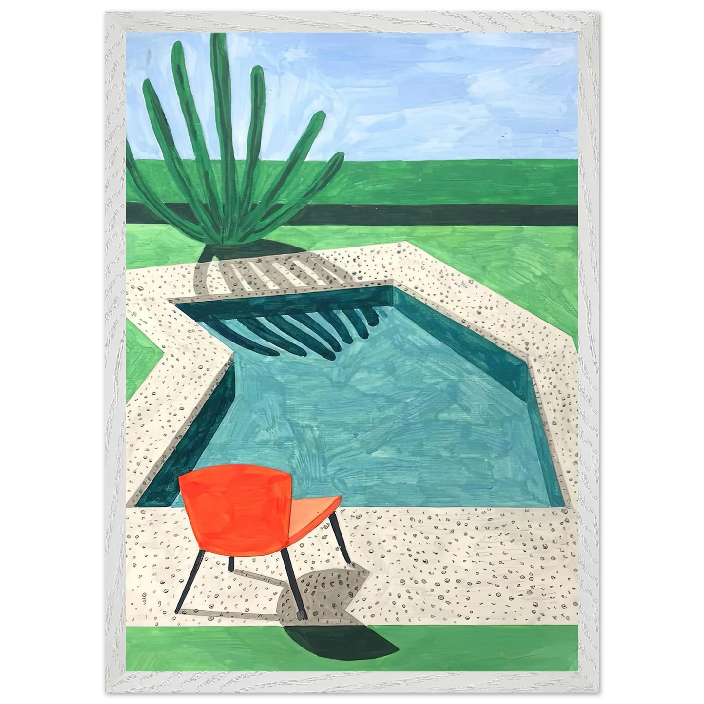 David Hockney - David Hockney Wall art - A1 (59.4 x 84.1  cm) - Fine Art Poster-canvas - -