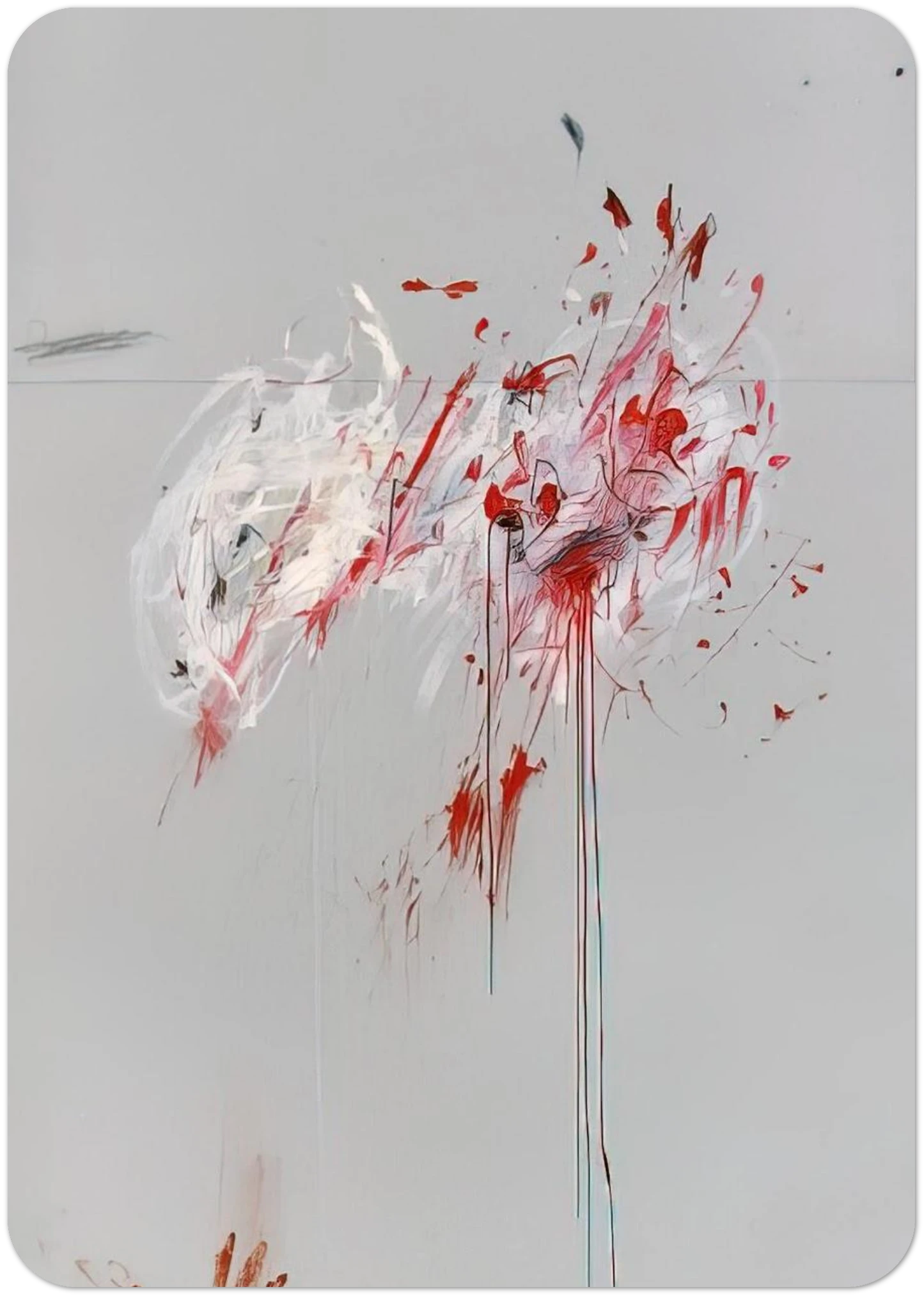 Nine Discourses on Commodus, Part III By Cy Twombly Pack of 10 Post Cards | Cy Twombly Post Cards | A6 (10.5 x 14.8 cm) - 4.1 x 5.8 inches