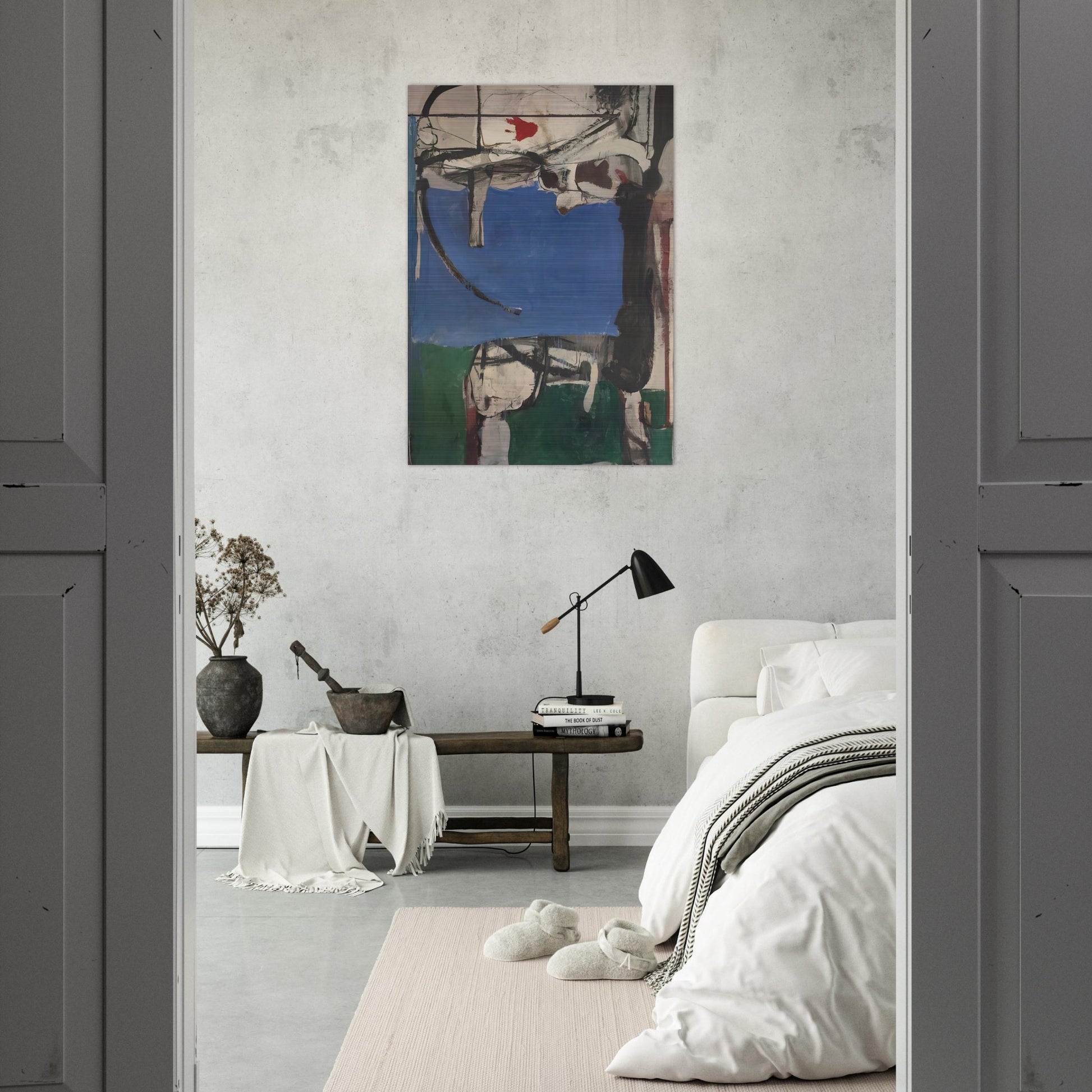Urbana #2 The Archer - Richard Diebenkorn Brushed Aluminum Print - 70x100 cm / 28x40 inches | Richard Diebenkorn Aluminum Print | Richard Diebenkorn Prints