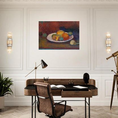 ASSIETTE DE FRUITS FRUIT DISH 1902 - Henri Matisse Brushed Aluminum Print - 70x100 cm / 28x40 inches | Henri Matisse Aluminum Print | Henri Matisse Prints